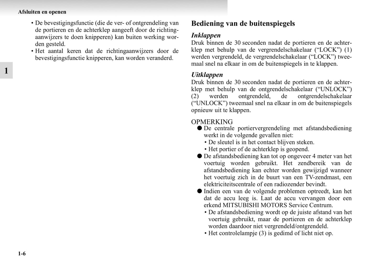 2004-2011 Mitsubishi Grandis Bedienungsanleitung | Niederländisch