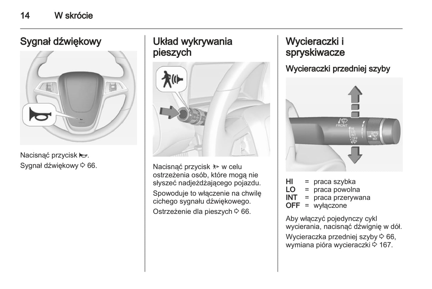 2012-2013 Opel Ampera Owner's Manual | Polish