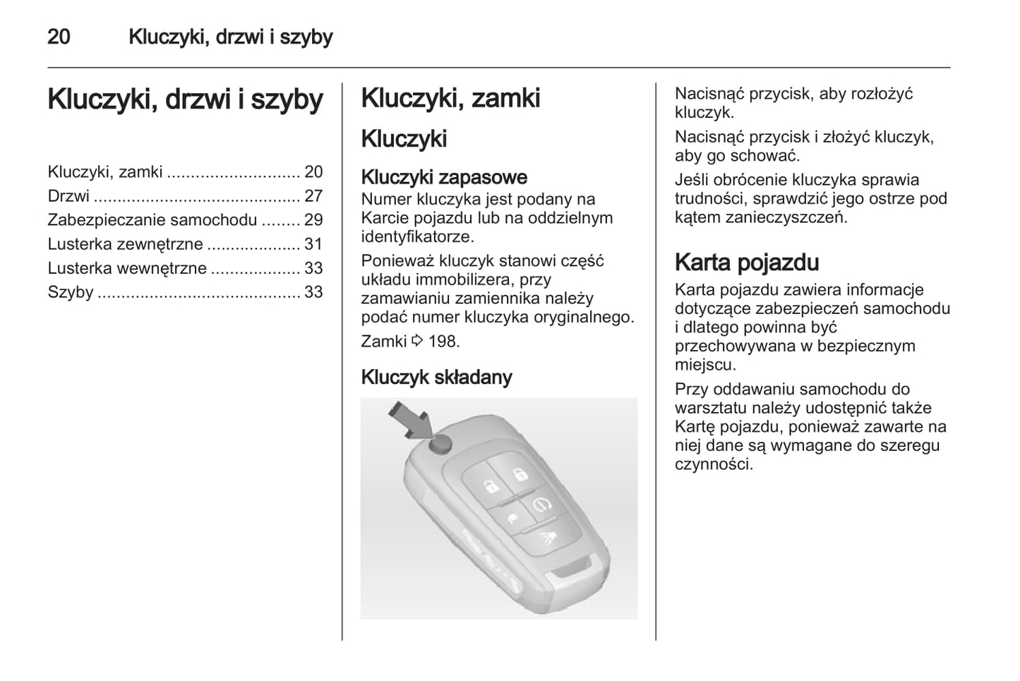 2012-2013 Opel Ampera Owner's Manual | Polish