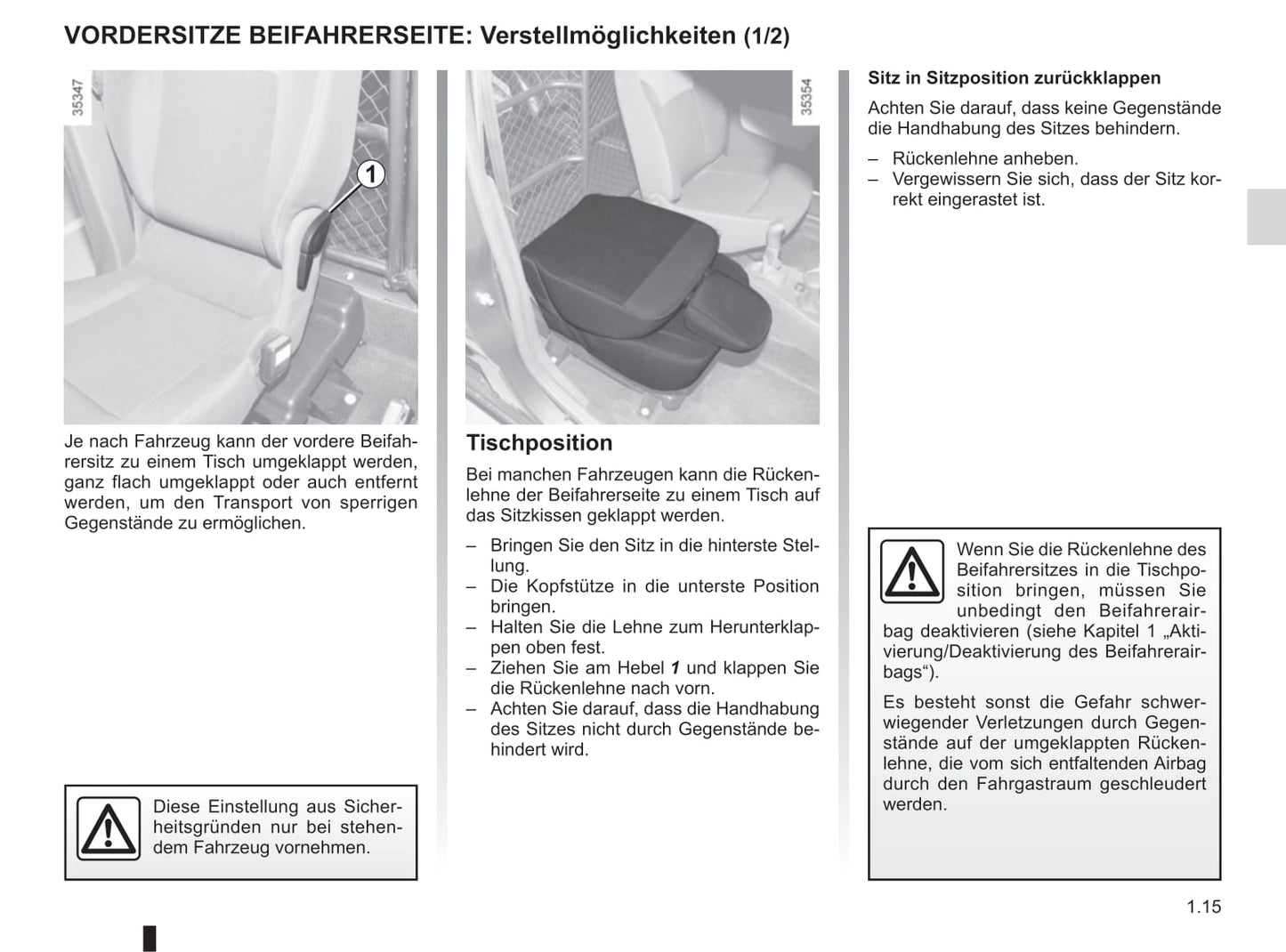 2013-2018 Dacia Dokker Bedienungsanleitung | Deutsch