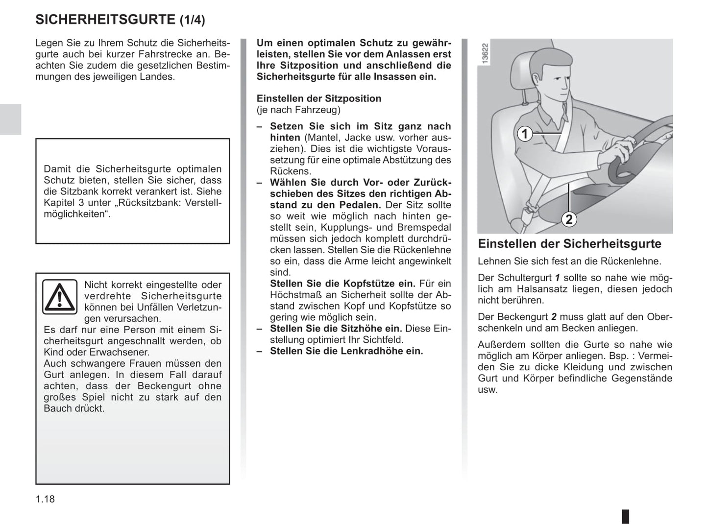 2013-2018 Dacia Dokker Bedienungsanleitung | Deutsch