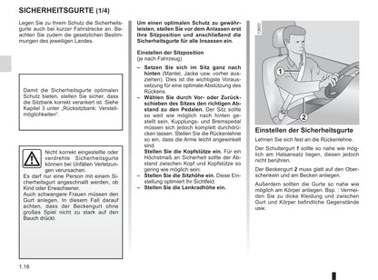 2013-2018 Dacia Dokker Bedienungsanleitung | Deutsch