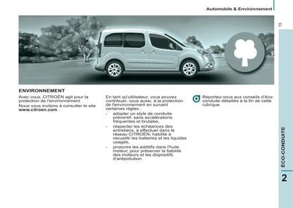 2014-2015 Citroën Berlingo Multispace Gebruikershandleiding | Frans