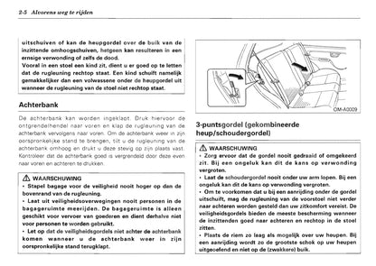 1992-2000 Subaru Vivio Bedienungsanleitung | Niederländisch