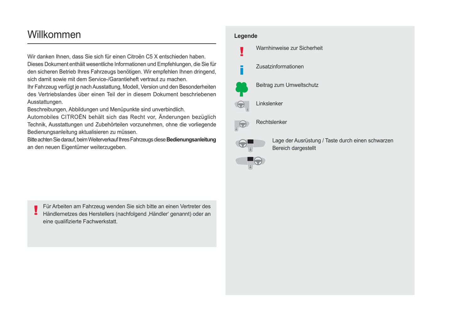 2022-2024 Citroën C5 X Gebruikershandleiding | Duits