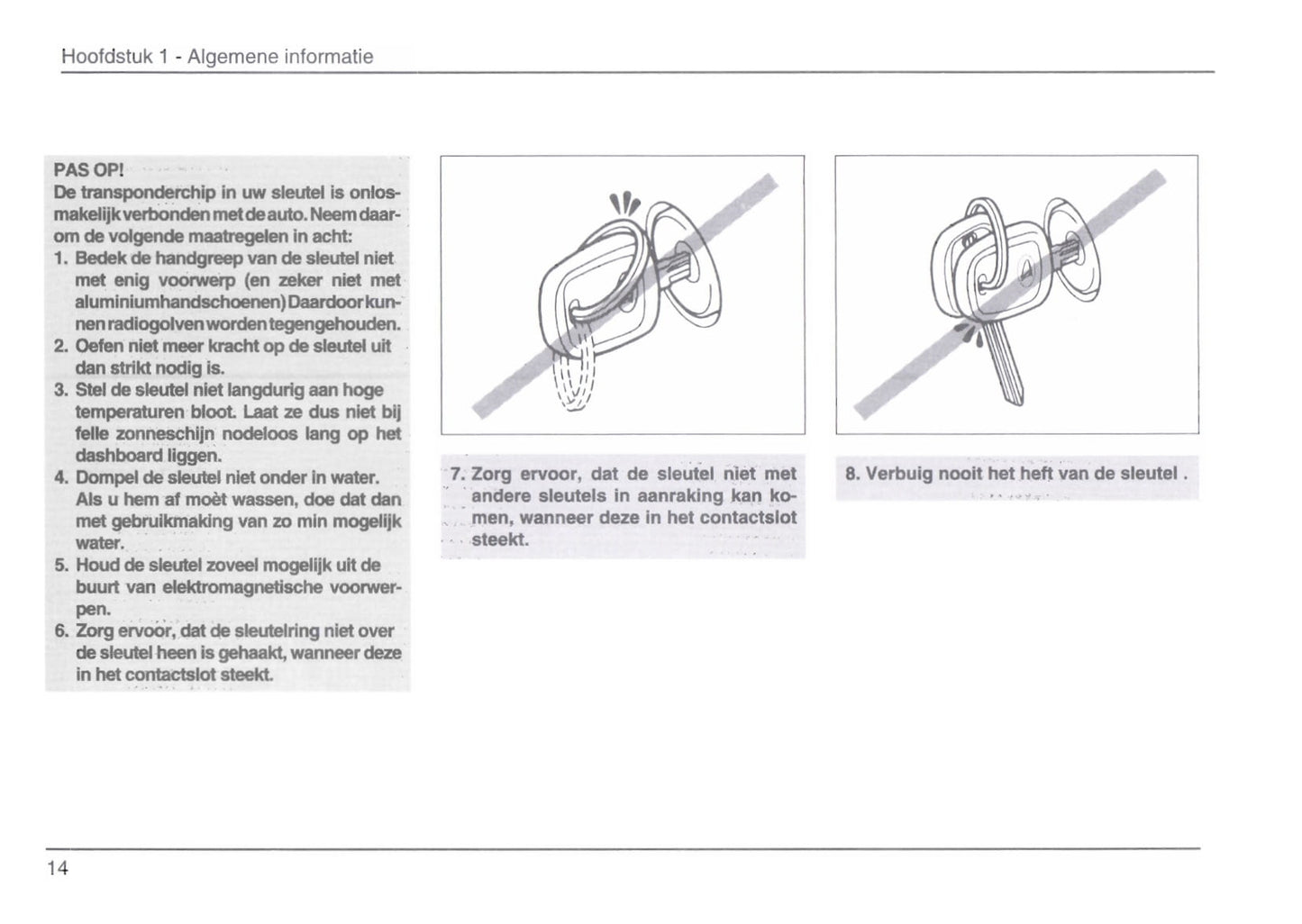 1996-2001 Daihatsu Charade Owner's Manual | Dutch