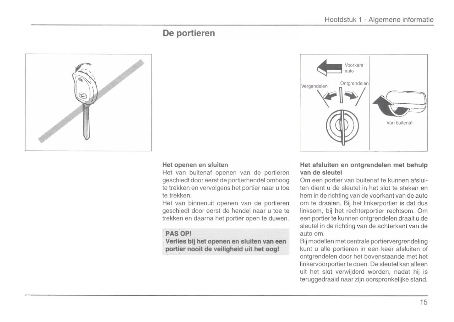 1996-2001 Daihatsu Charade Owner's Manual | Dutch