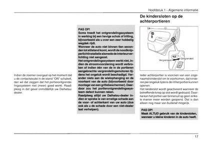 1996-2001 Daihatsu Charade Owner's Manual | Dutch