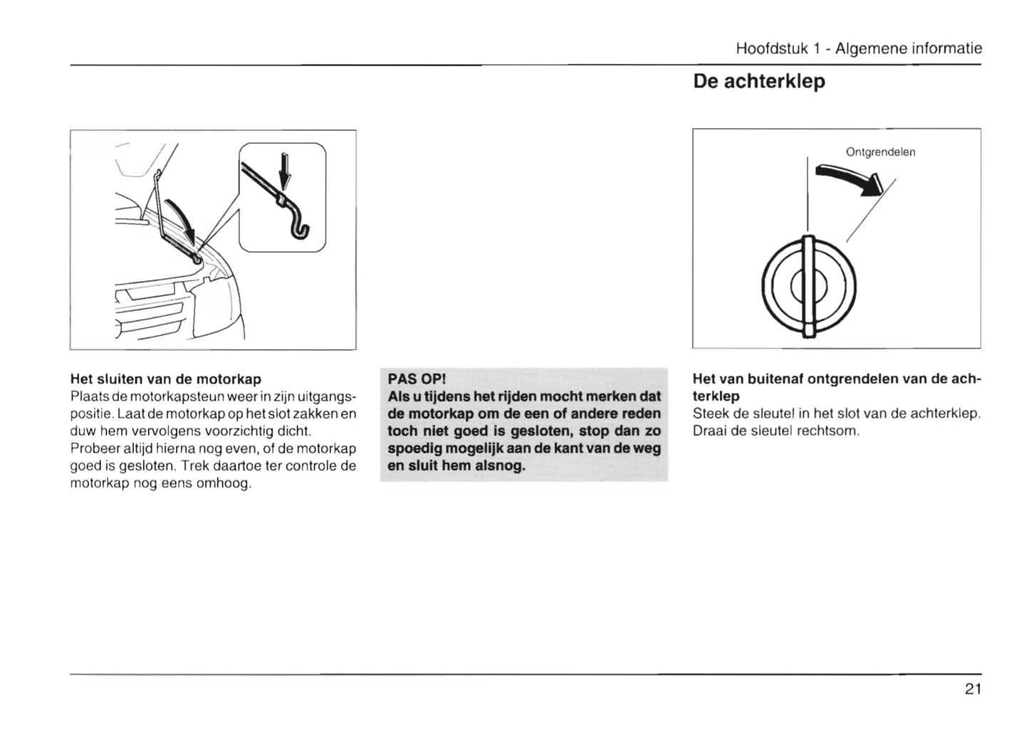 1996-2001 Daihatsu Charade Owner's Manual | Dutch