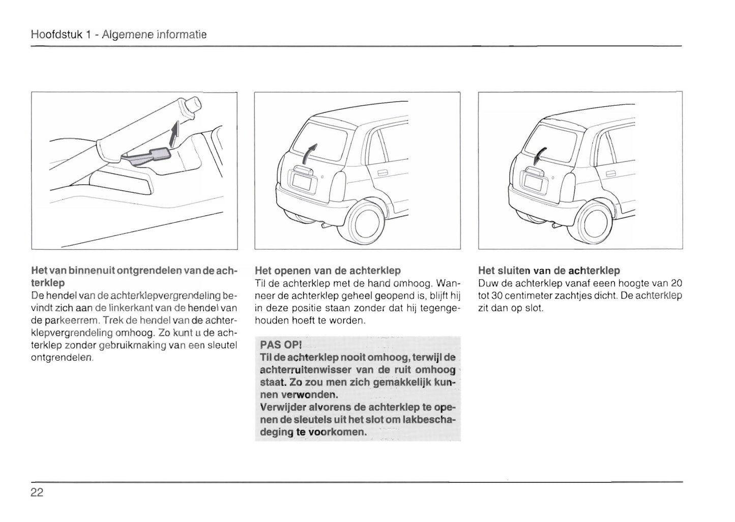 1996-2001 Daihatsu Charade Owner's Manual | Dutch