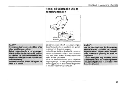 1996-2001 Daihatsu Charade Owner's Manual | Dutch