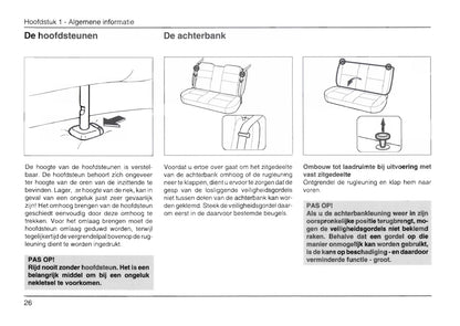 1996-2001 Daihatsu Charade Owner's Manual | Dutch