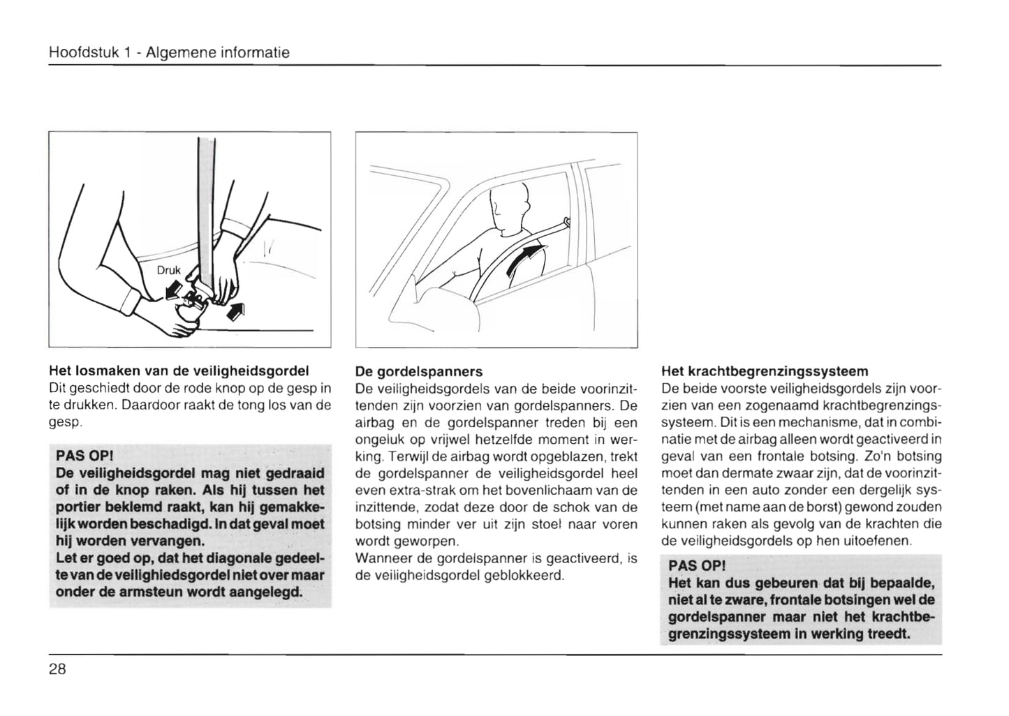 1996-2001 Daihatsu Charade Owner's Manual | Dutch