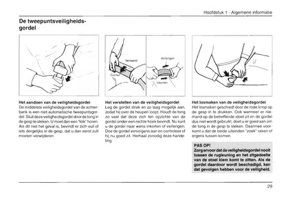 1996-2001 Daihatsu Charade Owner's Manual | Dutch