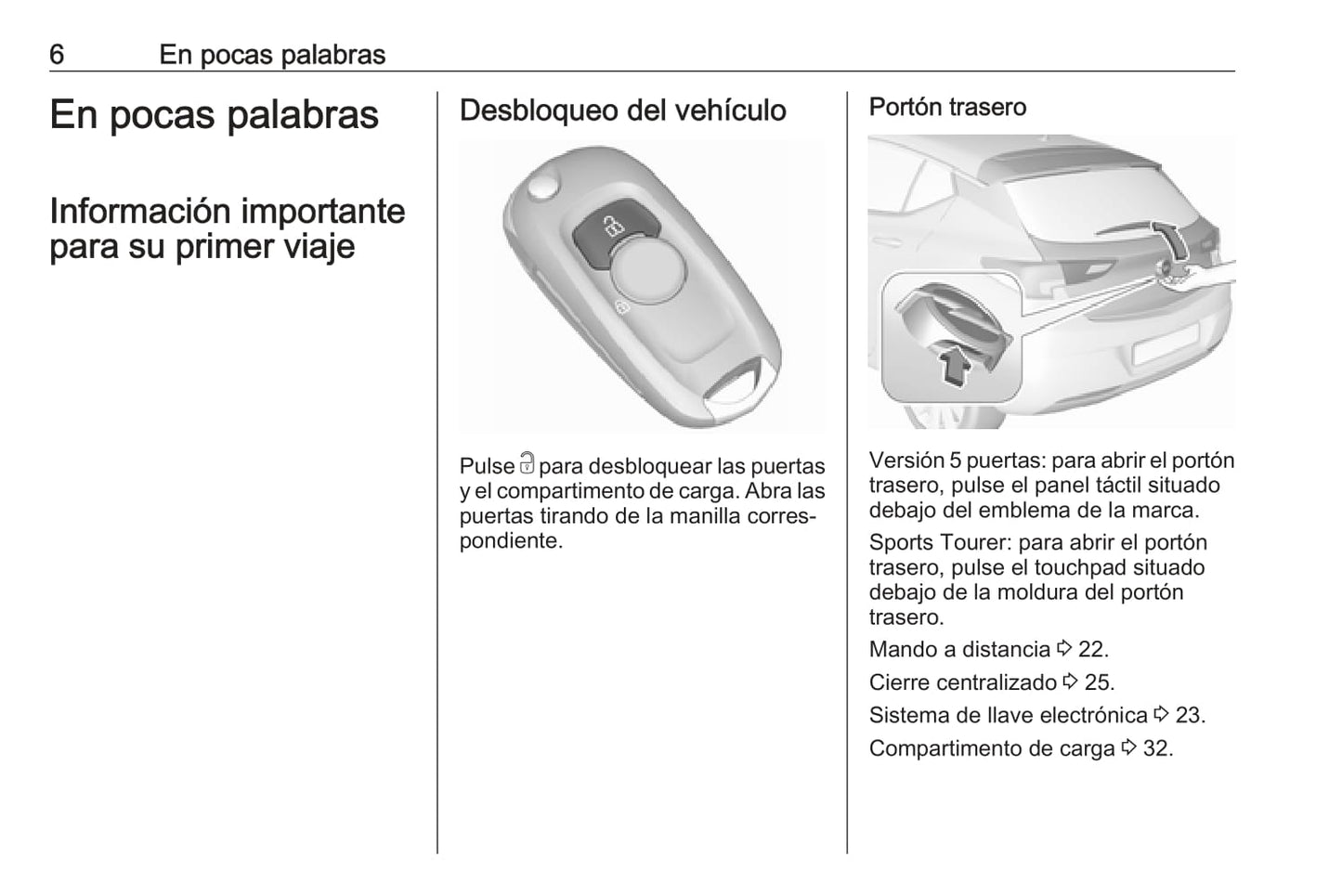 2019 Opel Astra Manuel du propriétaire | Espagnol