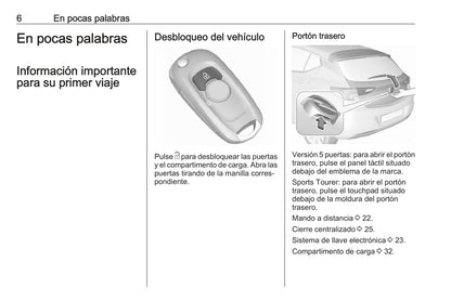 2019 Opel Astra Manuel du propriétaire | Espagnol