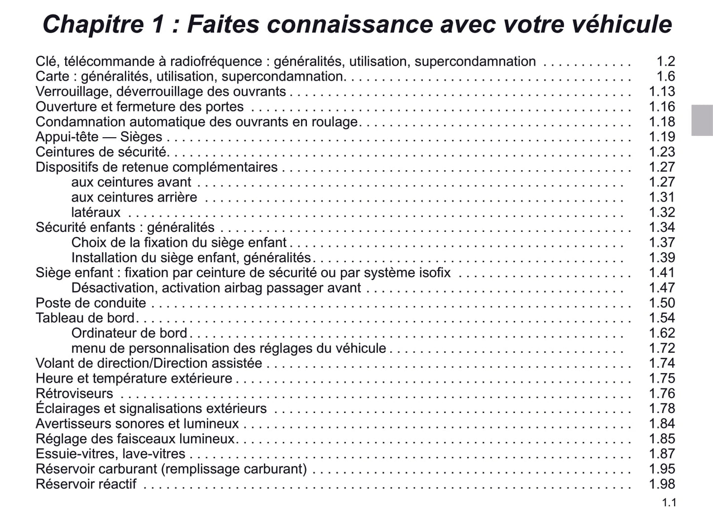 2018-2019 Renault Kadjar Manuel du propriétaire | Français