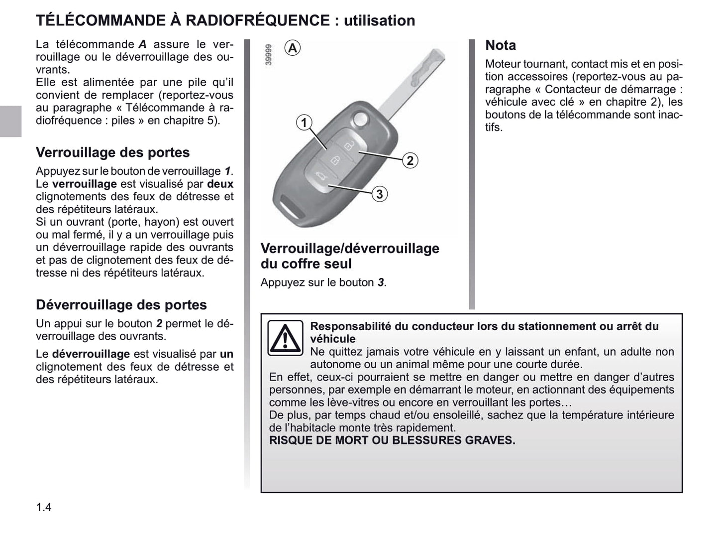 2018-2019 Renault Kadjar Manuel du propriétaire | Français