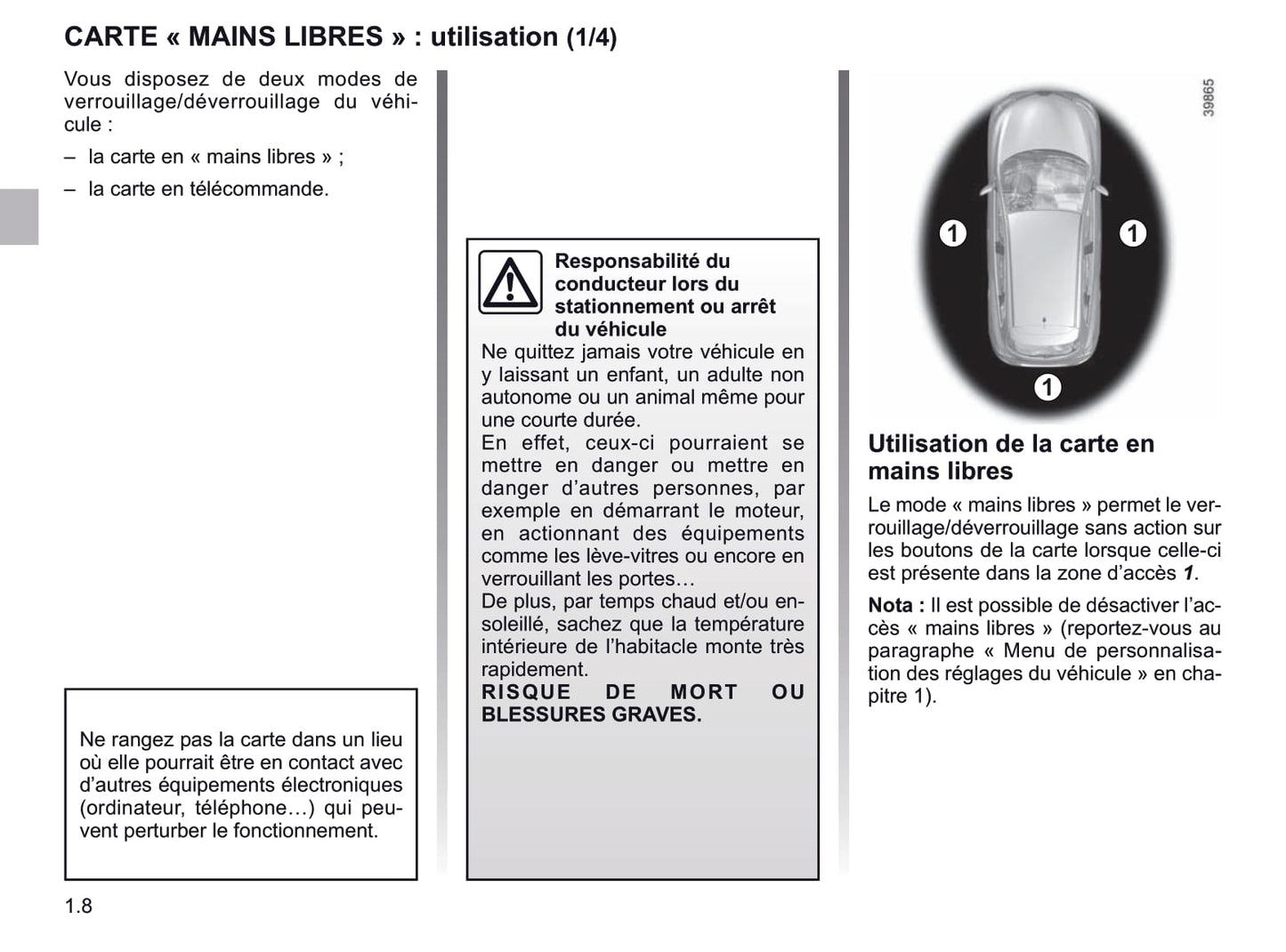 2018-2019 Renault Kadjar Manuel du propriétaire | Français