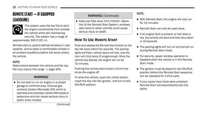 2021 Ram Chassis Cab Owner's Manual | English