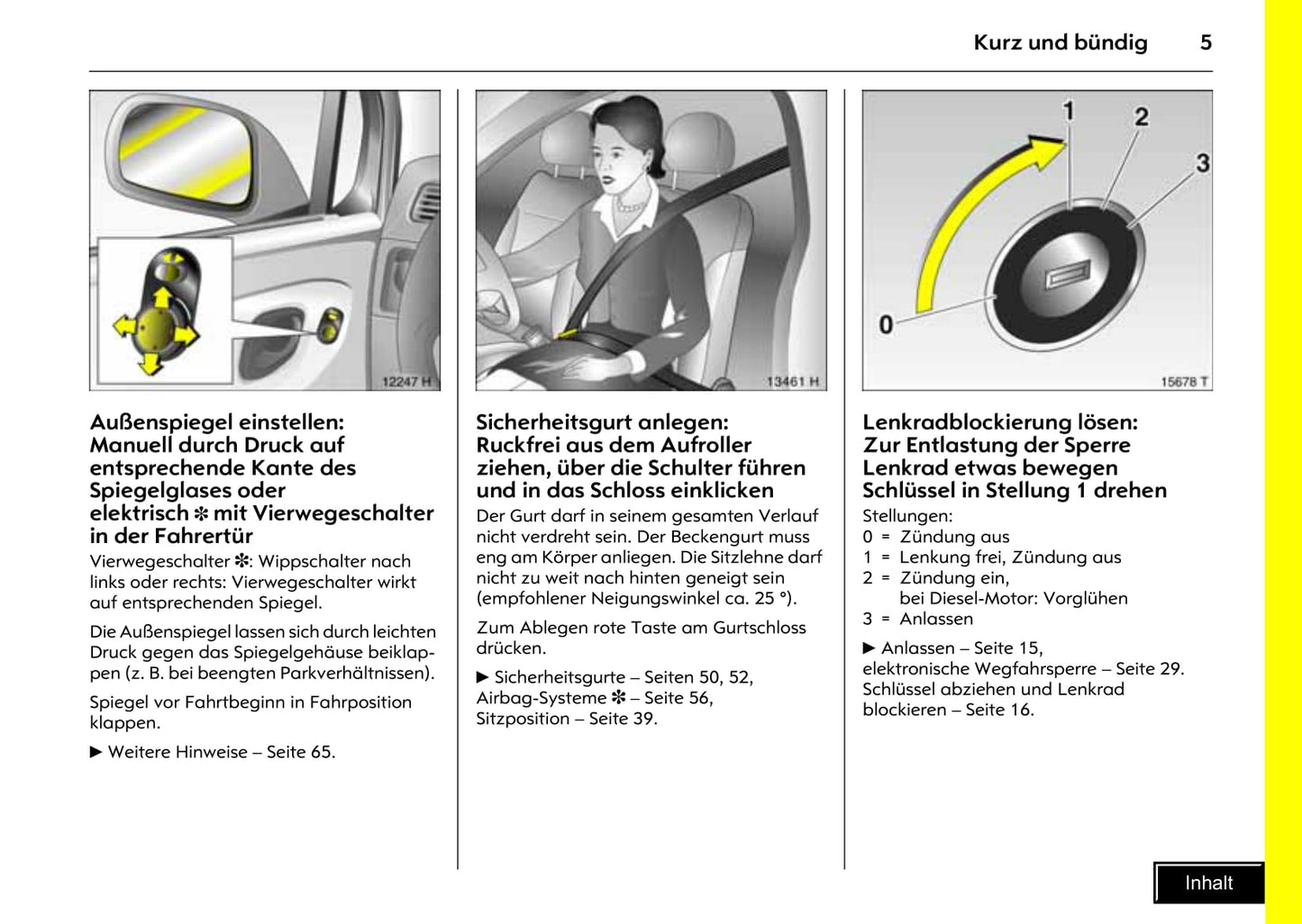 2006-2007 Opel Agila Bedienungsanleitung | Deutsch