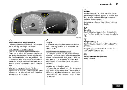 2006-2007 Opel Agila Bedienungsanleitung | Deutsch