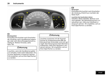 2006-2007 Opel Agila Bedienungsanleitung | Deutsch