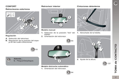 2012-2013 Peugeot 3008 HYbrid4 Bedienungsanleitung | Spanisch