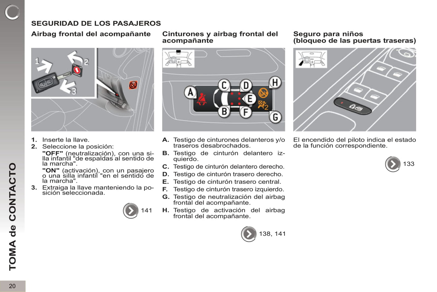 2012-2013 Peugeot 3008 HYbrid4 Bedienungsanleitung | Spanisch