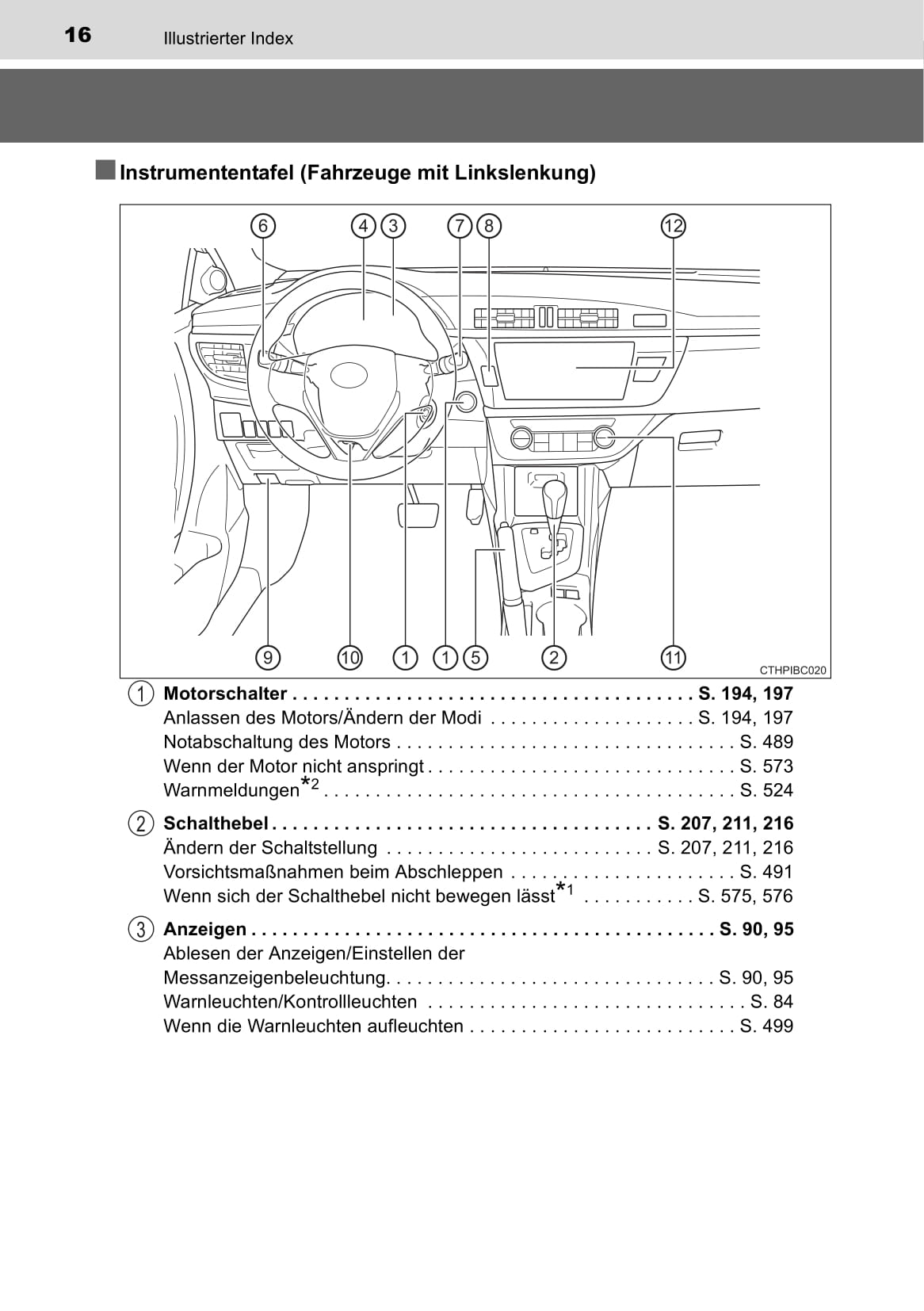 2015-2016 Toyota Corolla Owner's Manual | German