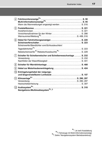 2015-2016 Toyota Corolla Owner's Manual | German