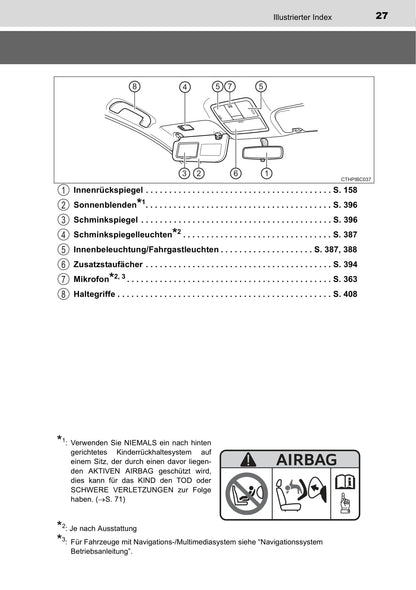 2015-2016 Toyota Corolla Owner's Manual | German