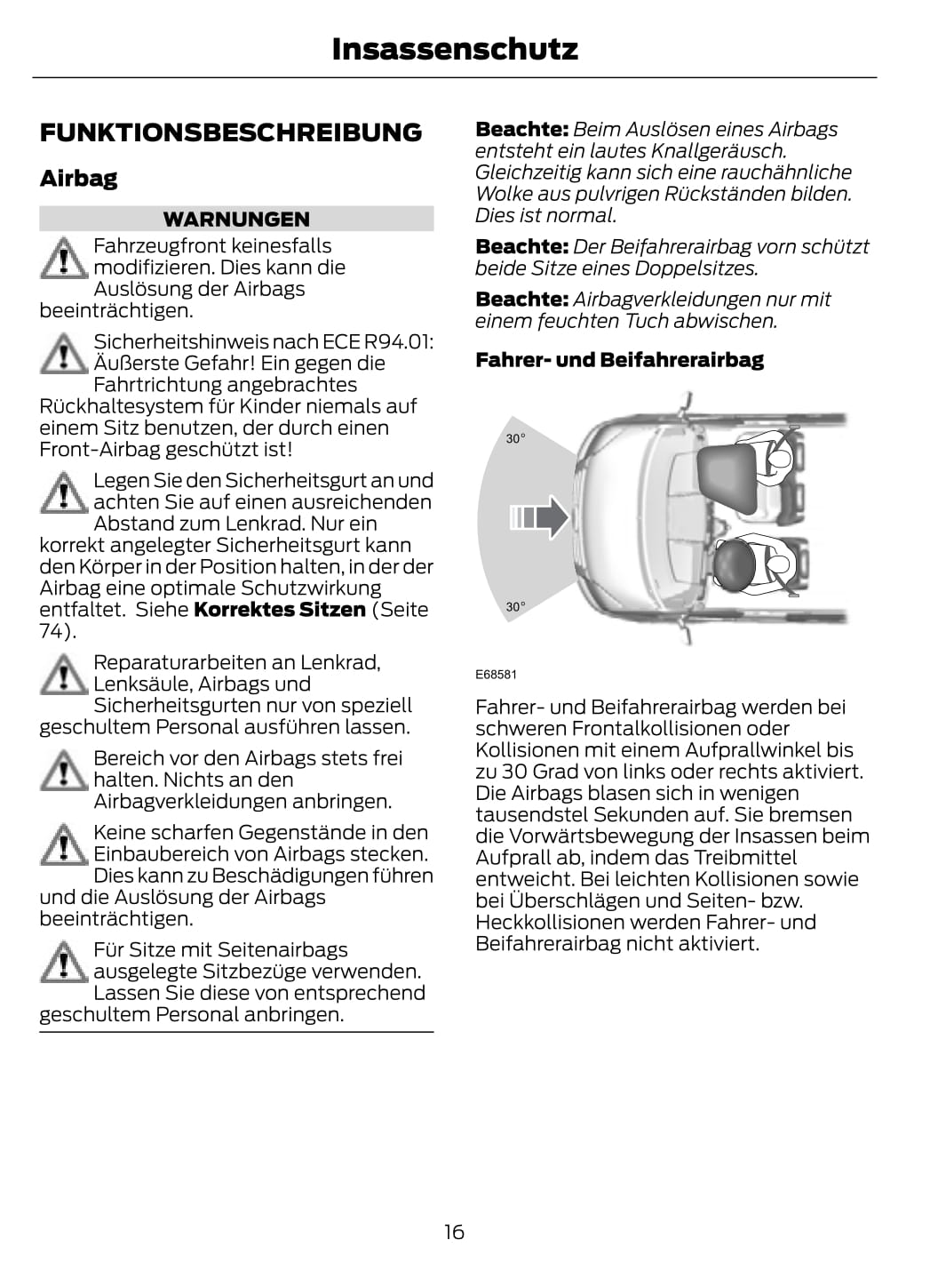 2011-2012 Ford Transit Bedienungsanleitung | Deutsch