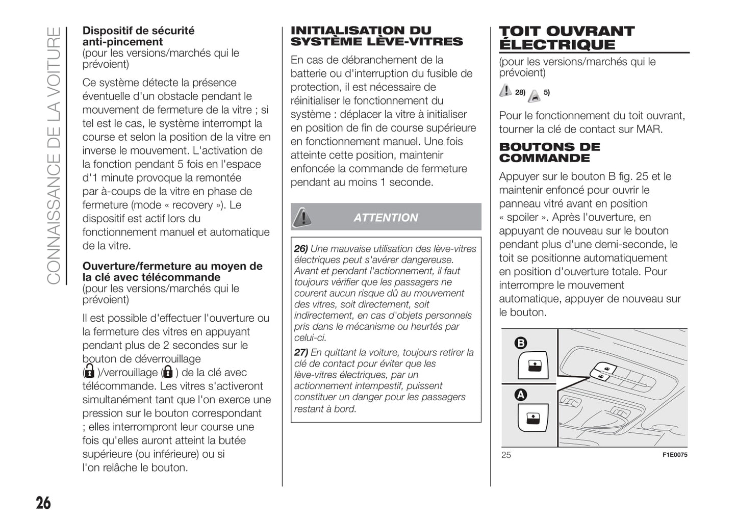 2012-2019 Fiat Punto Manuel du propriétaire | Français