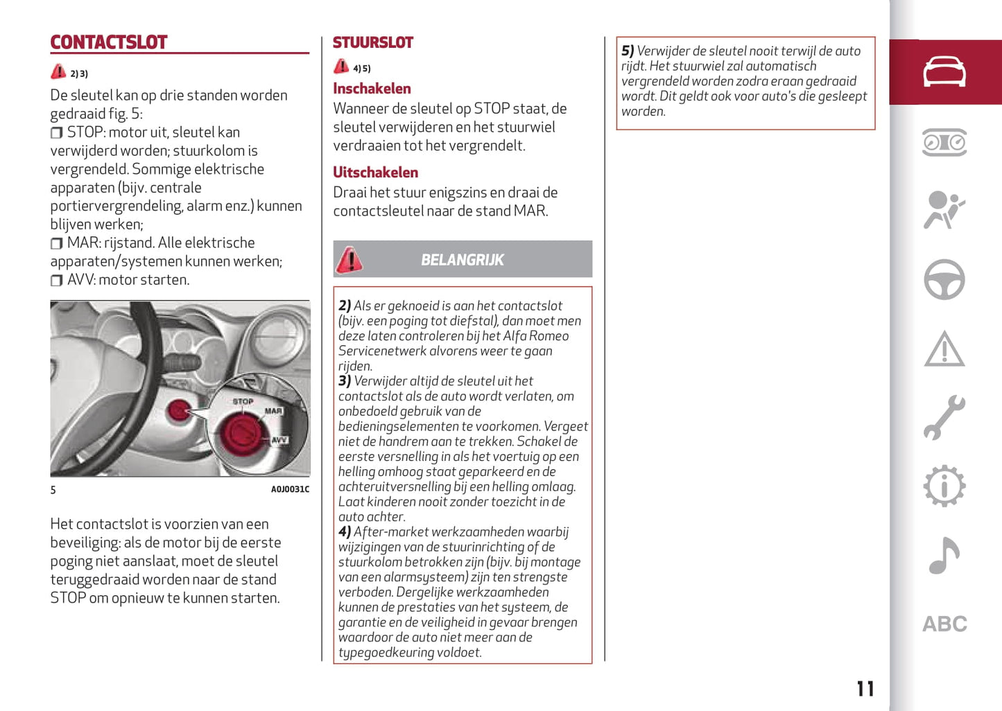 2016-2020 Alfa Romeo MiTo Gebruikershandleiding | Nederlands