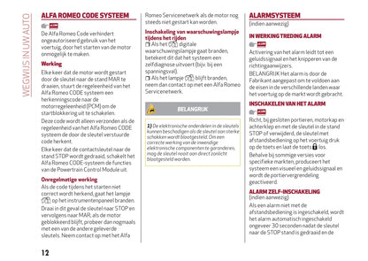 2016-2020 Alfa Romeo MiTo Gebruikershandleiding | Nederlands