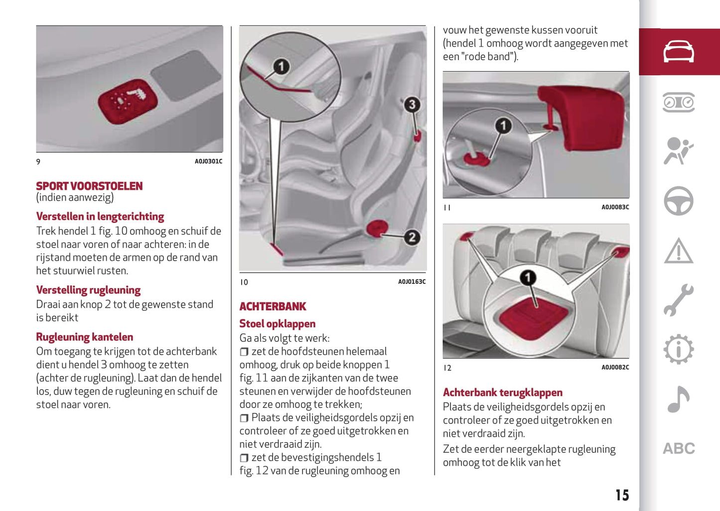 2016-2020 Alfa Romeo MiTo Gebruikershandleiding | Nederlands