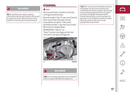 2016-2020 Alfa Romeo MiTo Gebruikershandleiding | Nederlands