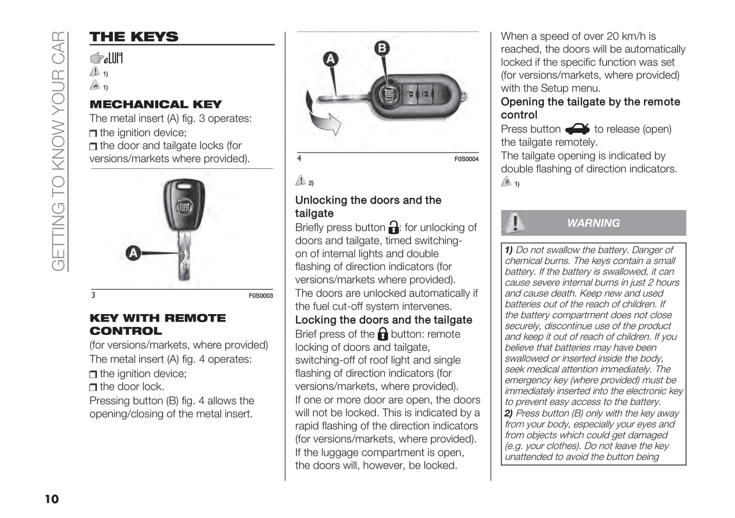 2021-2022 Fiat 500 Hybrid/500C Hybrid Owner's Manual | English