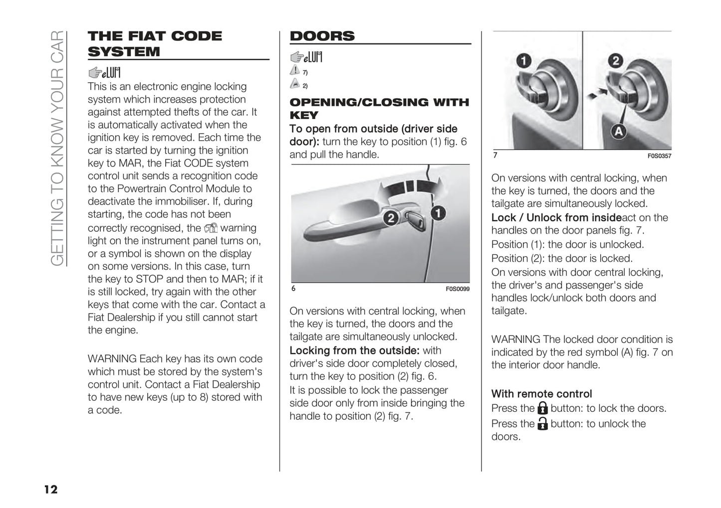 2021-2022 Fiat 500 Hybrid/500C Hybrid Owner's Manual | English