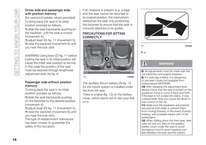 2021-2022 Fiat 500 Hybrid/500C Hybrid Owner's Manual | English