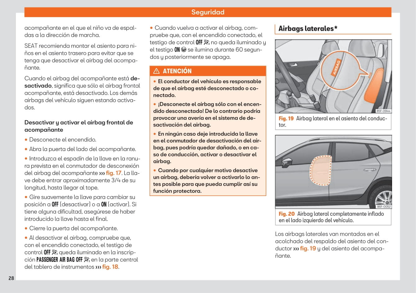 2017-2020 Seat Arona Gebruikershandleiding | Spaans