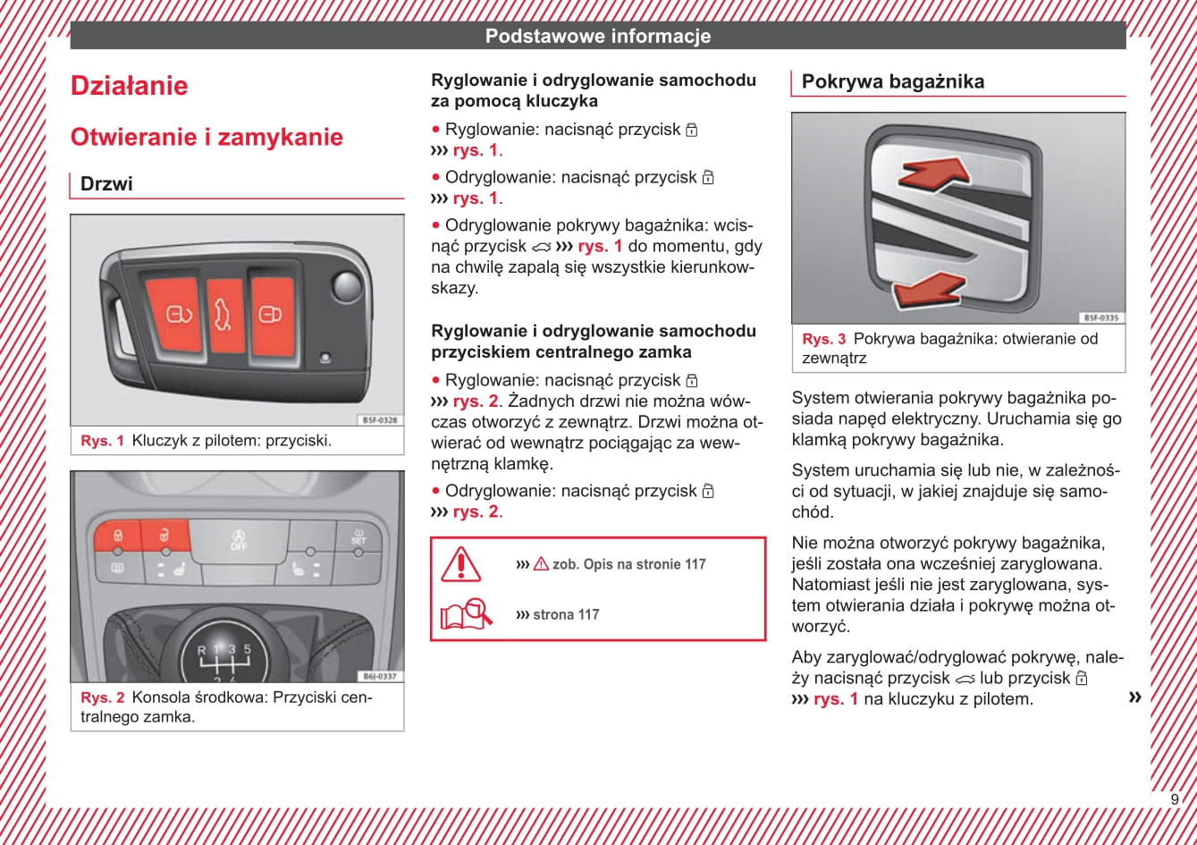 2015-2017 Seat Ibiza Manuel du propriétaire | Polonais