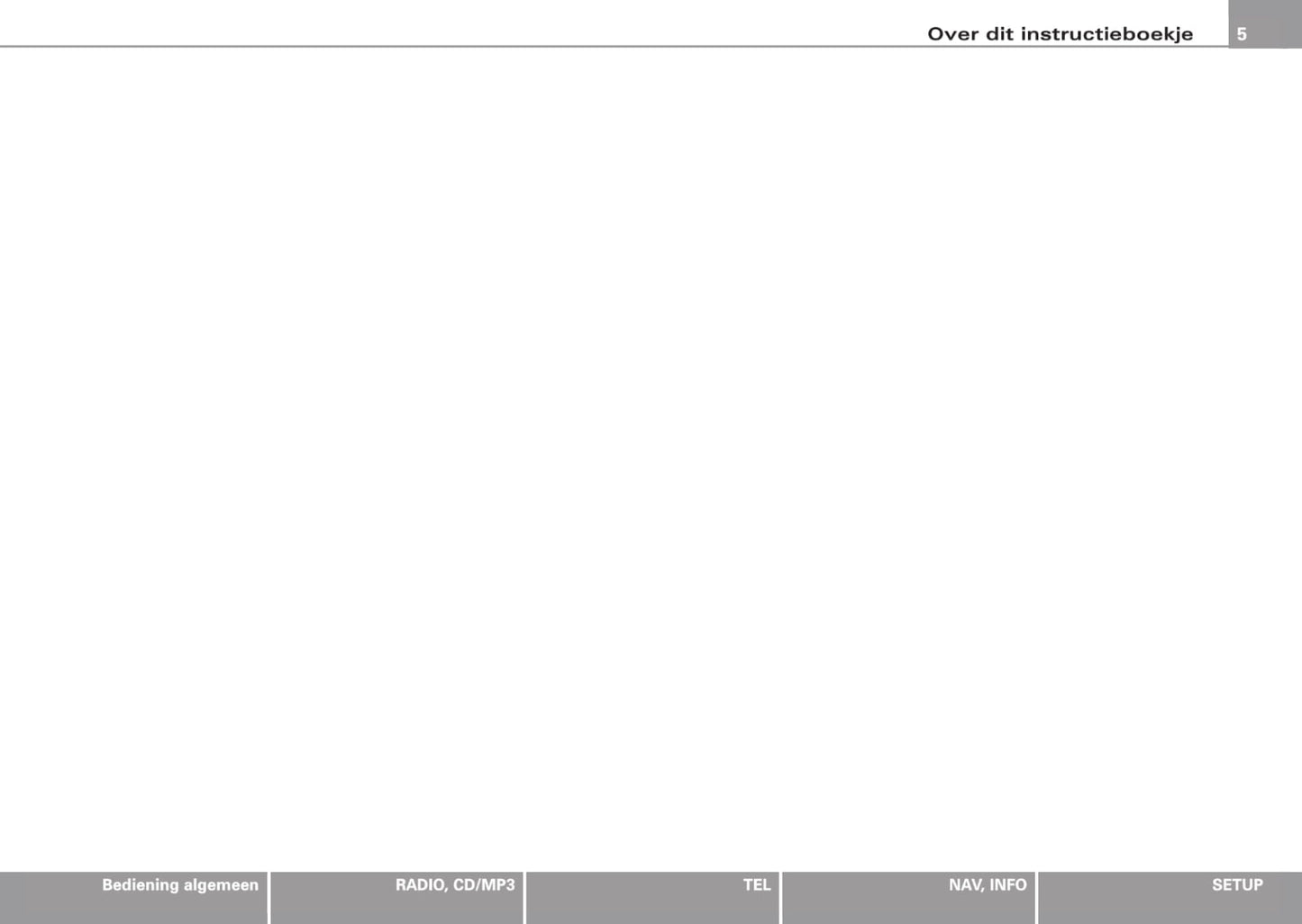 Audi Navigatiesysteem BNS 5.0 Handleiding