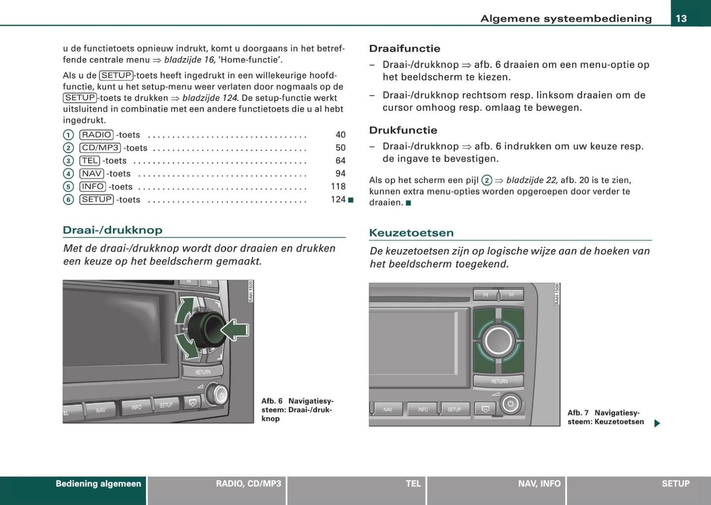 Audi Navigatiesysteem BNS 5.0 Handleiding