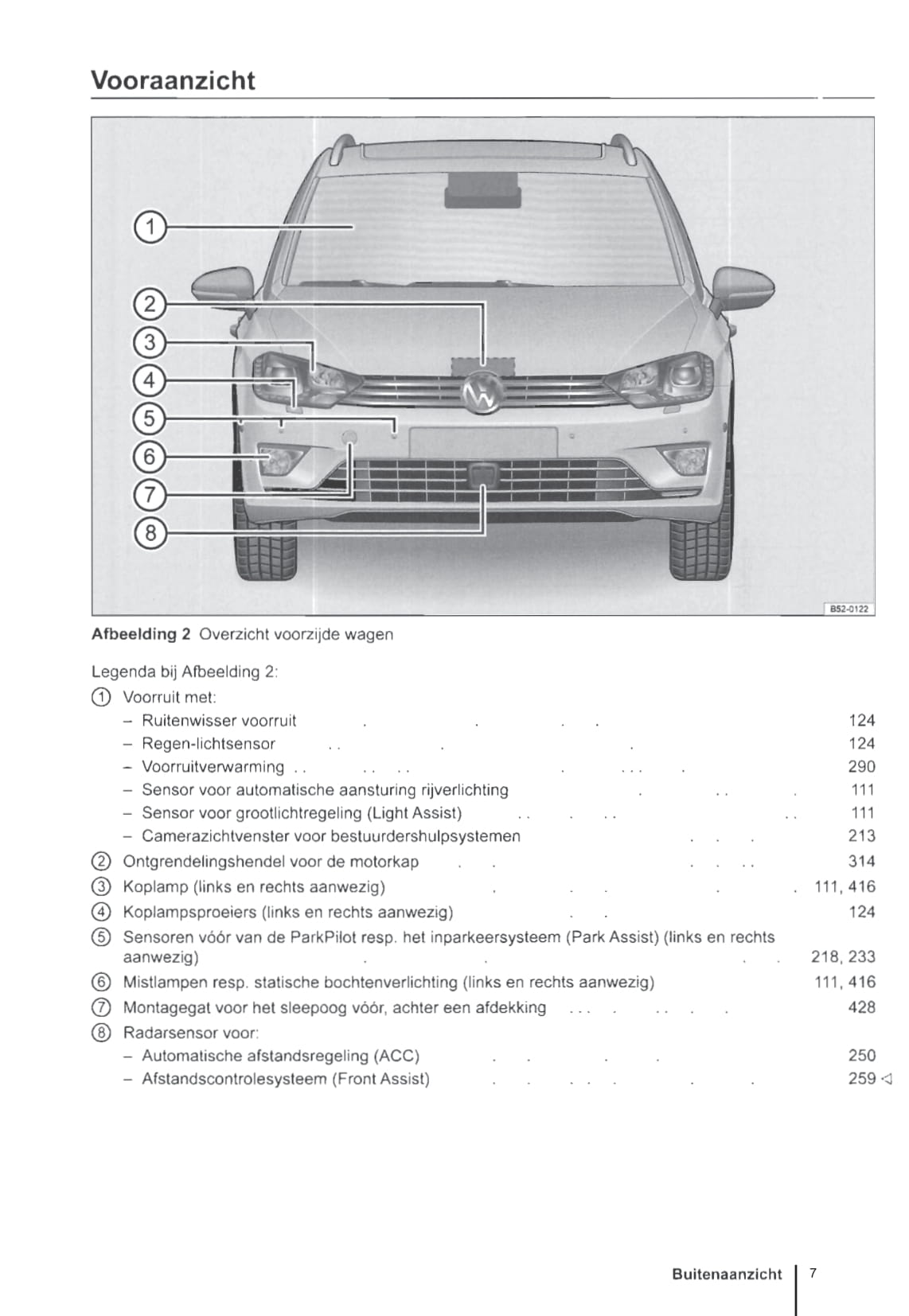 2014-2018 Volkswagen Golf Sportsvan Bedienungsanleitung | Niederländisch