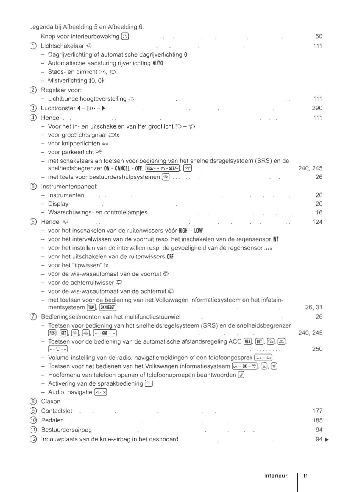 2014-2018 Volkswagen Golf Sportsvan Bedienungsanleitung | Niederländisch