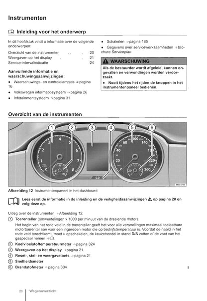 2014-2018 Volkswagen Golf Sportsvan Bedienungsanleitung | Niederländisch