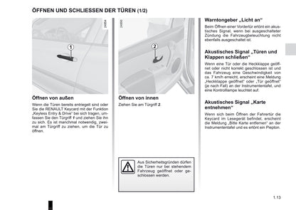 2009-2013 Renault Clio Manuel du propriétaire | Allemand