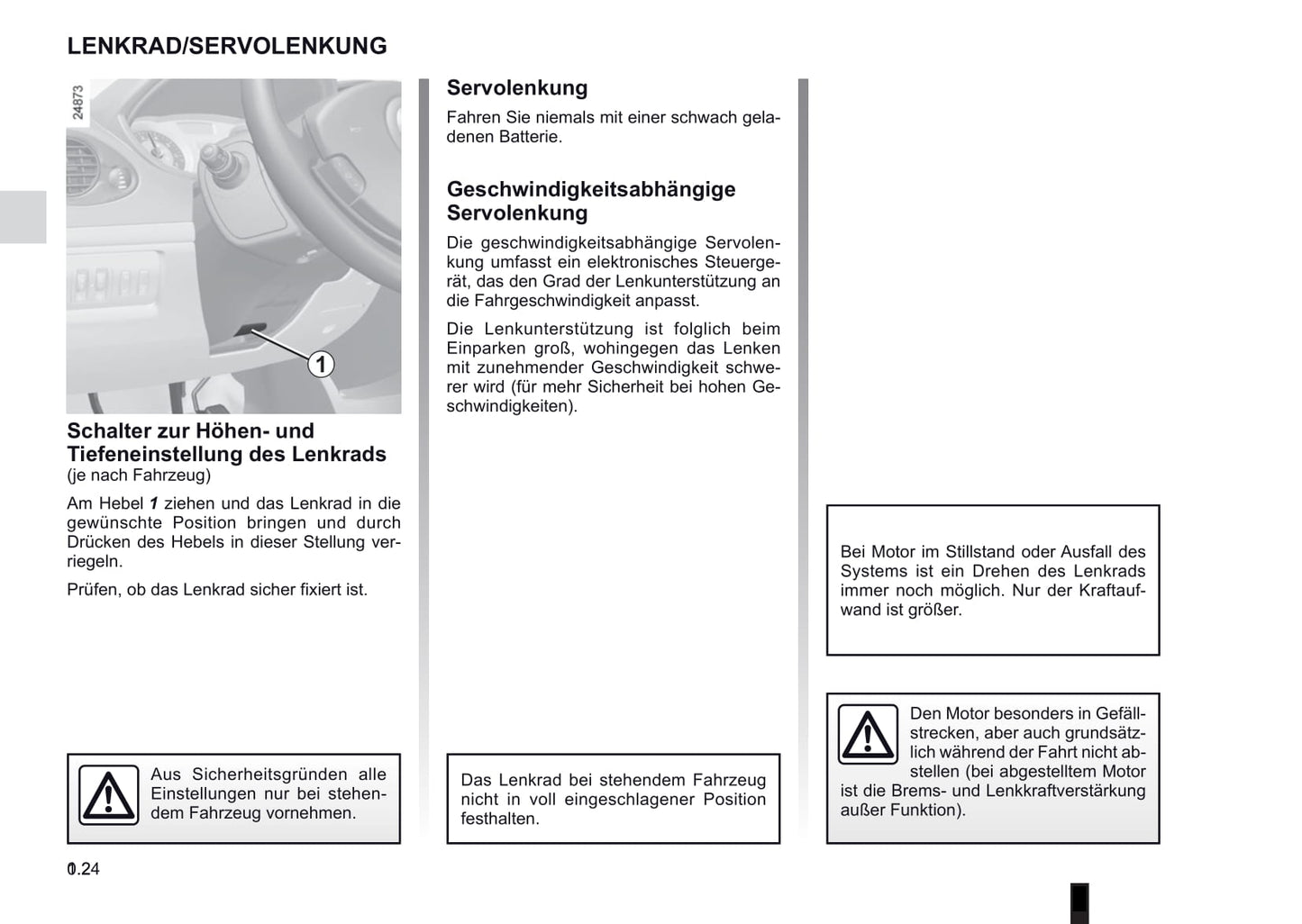 2009-2013 Renault Clio Manuel du propriétaire | Allemand